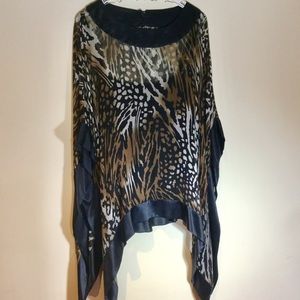 👚Dana Buchman Leopard Print Top and Cami